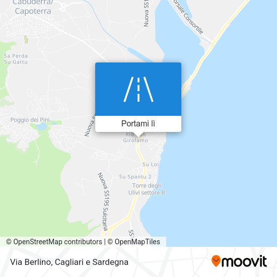 Mappa Via Berlino