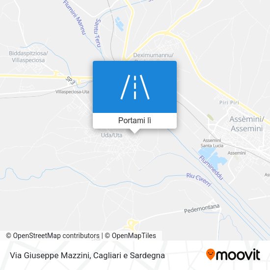 Mappa Via Giuseppe Mazzini