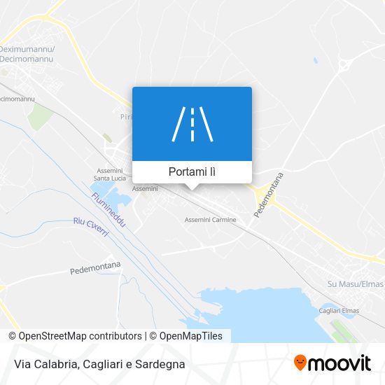Mappa Via Calabria