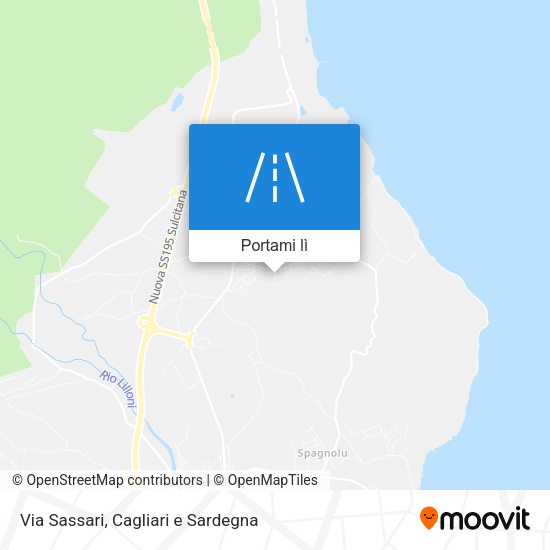 Mappa Via Sassari