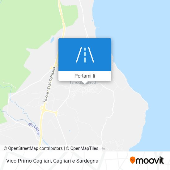 Mappa Vico Primo Cagliari