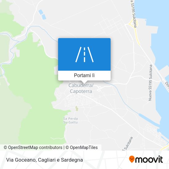 Mappa Via Goceano