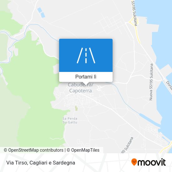 Mappa Via Tirso