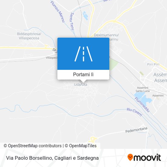 Mappa Via Paolo Borsellino