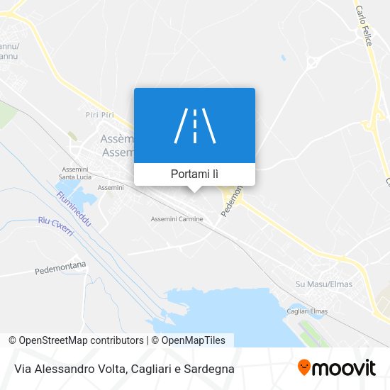 Mappa Via Alessandro Volta