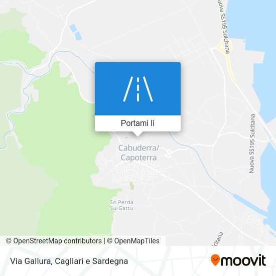 Mappa Via Gallura