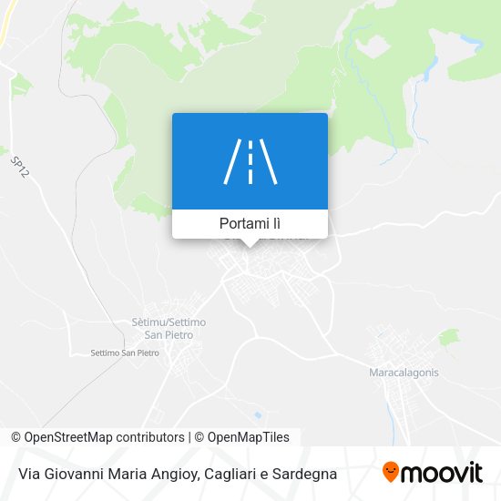 Mappa Via Giovanni Maria Angioy