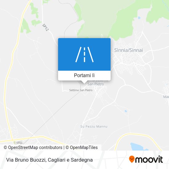Mappa Via Bruno Buozzi