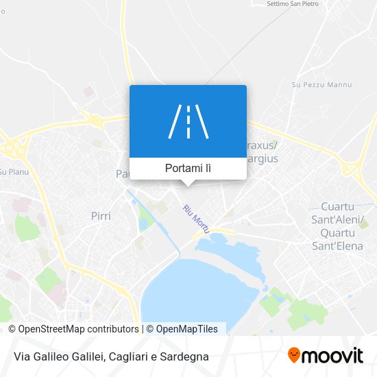 Mappa Via Galileo Galilei