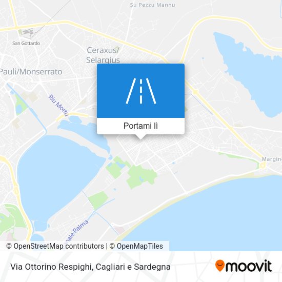 Mappa Via Ottorino Respighi