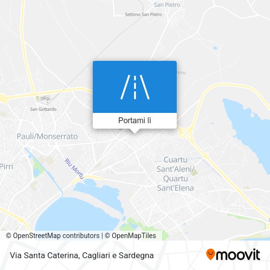 Mappa Via Santa Caterina