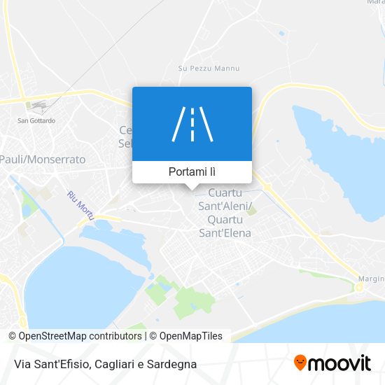 Mappa Via Sant'Efisio