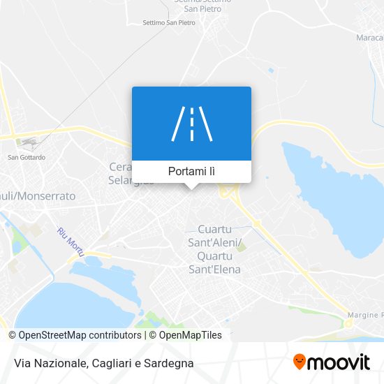 Mappa Via Nazionale