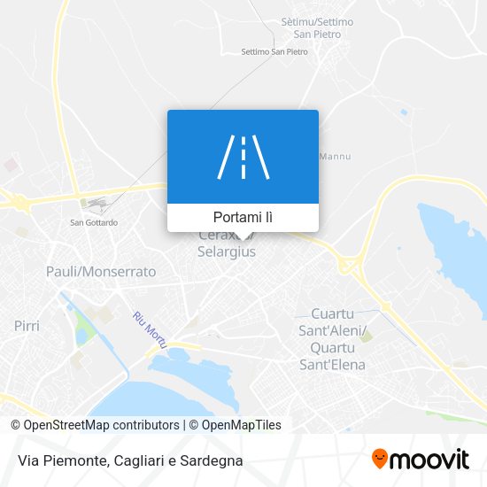 Mappa Via Piemonte