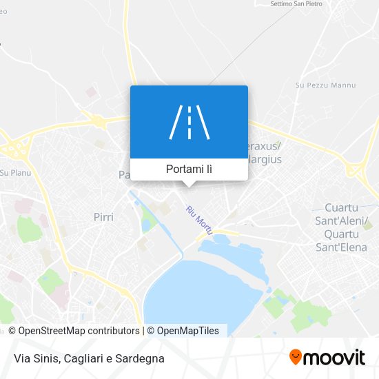 Mappa Via Sinis