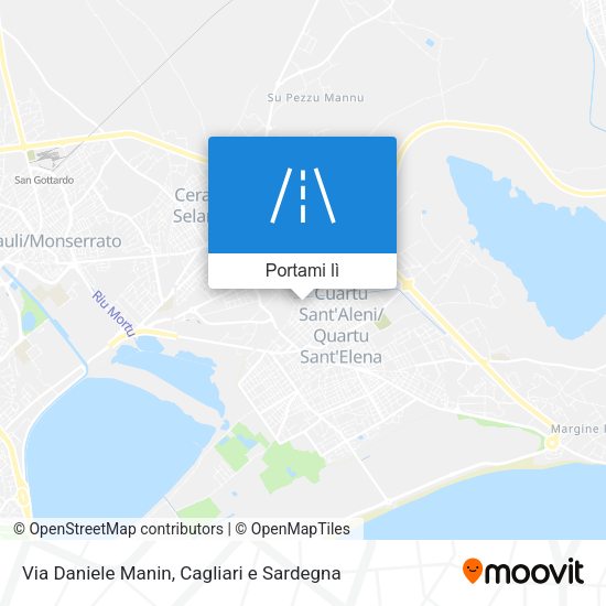 Mappa Via Daniele Manin