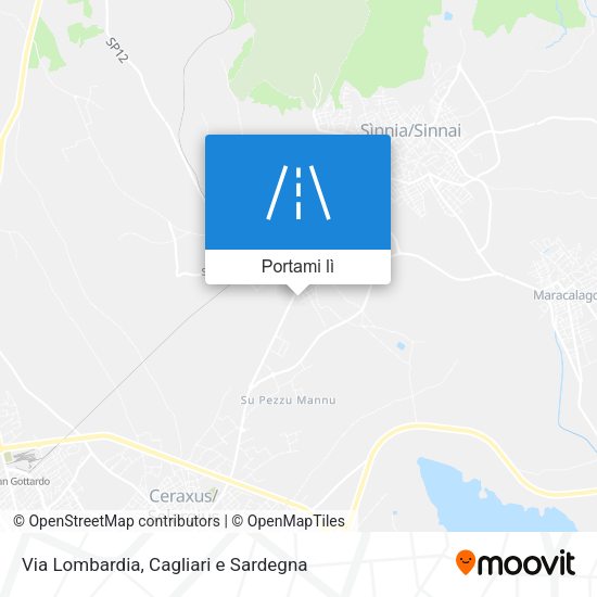 Mappa Via Lombardia