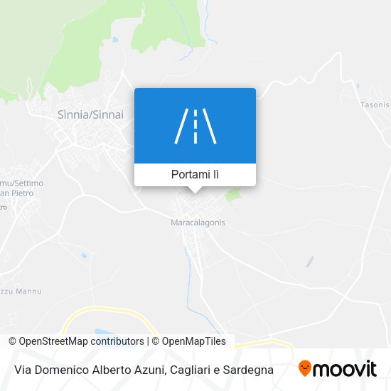 Mappa Via Domenico Alberto Azuni