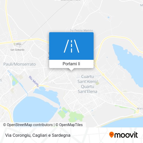 Mappa Via Corongiu