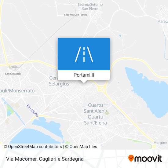 Mappa Via Macomer