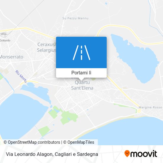 Mappa Via Leonardo Alagon