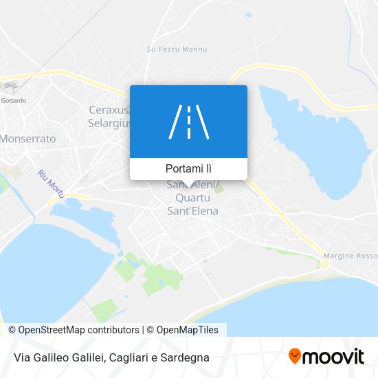 Mappa Via Galileo Galilei