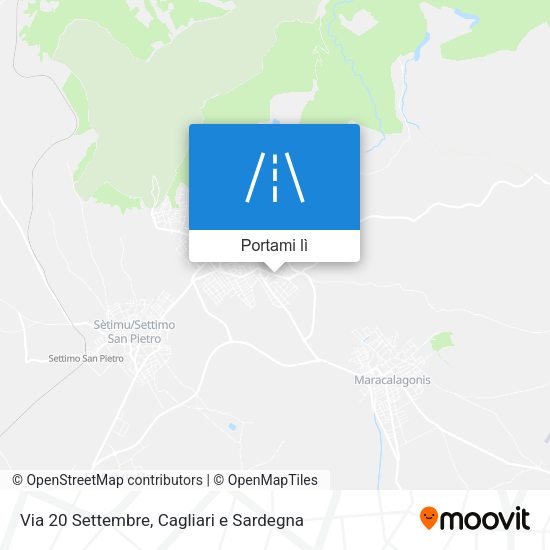 Mappa Via 20 Settembre