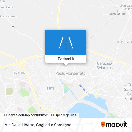 Mappa Via Della Libertà