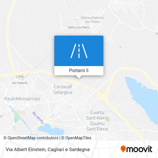 Mappa Via Albert Einstein