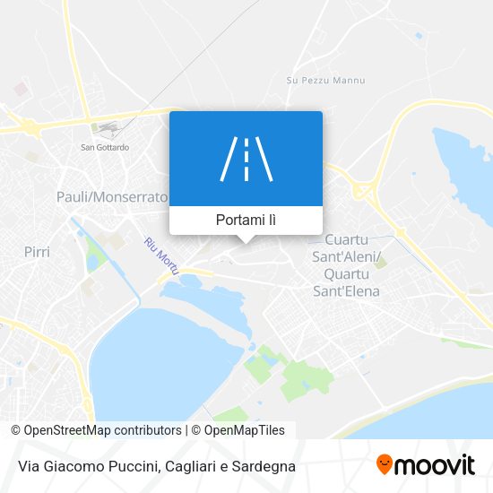 Mappa Via Giacomo Puccini