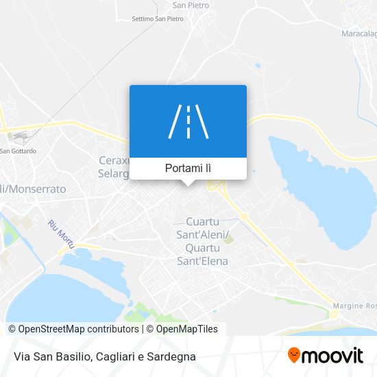 Mappa Via San Basilio
