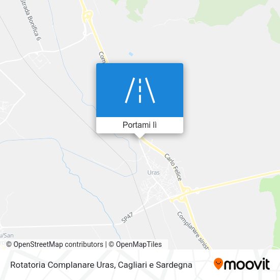 Mappa Rotatoria Complanare Uras