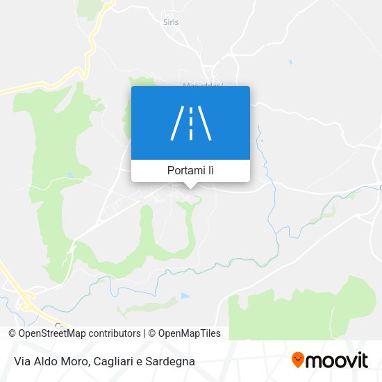Mappa Via Aldo Moro