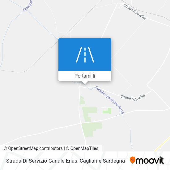 Mappa Strada Di Servizio Canale Enas