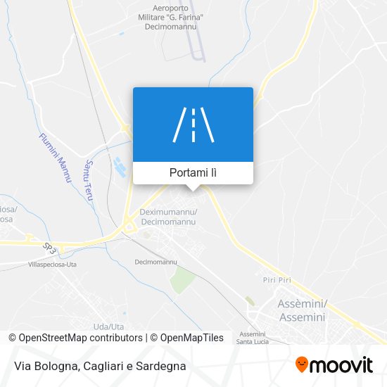 Mappa Via Bologna