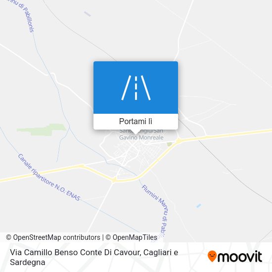 Mappa Via Camillo Benso Conte Di Cavour