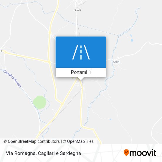 Mappa Via Romagna