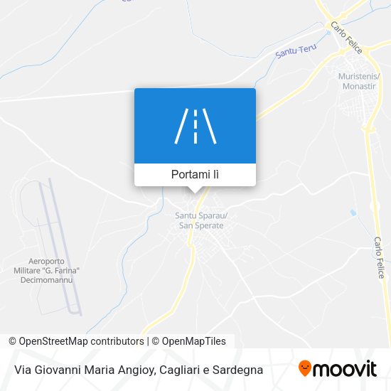 Mappa Via Giovanni Maria Angioy