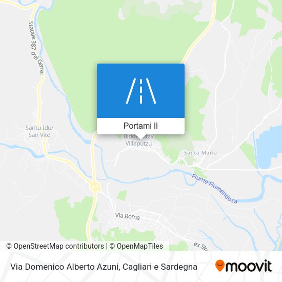 Mappa Via Domenico Alberto Azuni