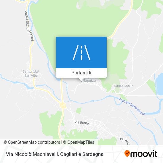 Mappa Via Niccolò Machiavelli