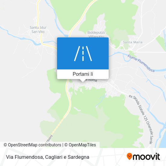 Mappa Via Flumendosa