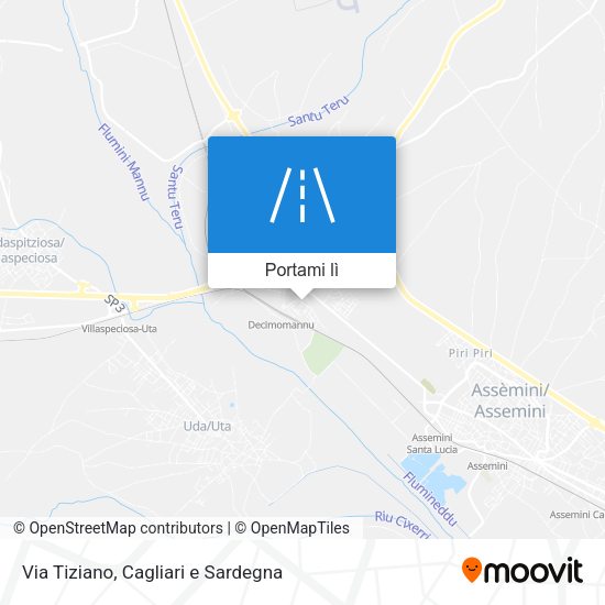 Mappa Via Tiziano