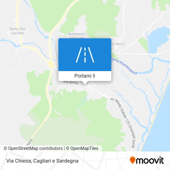 Mappa Via Chiesa