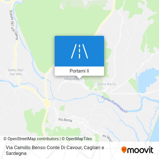 Mappa Via Camillo Benso Conte Di Cavour