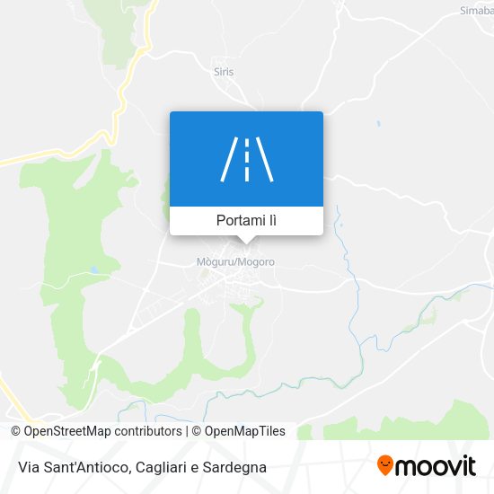 Mappa Via Sant'Antioco