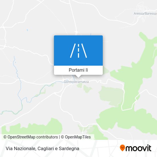 Mappa Via Nazionale