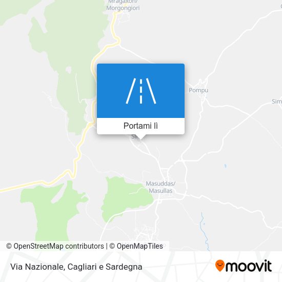 Mappa Via Nazionale