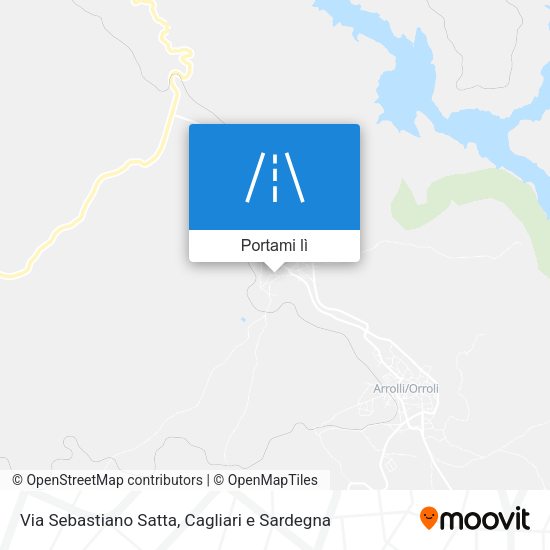 Mappa Via Sebastiano Satta