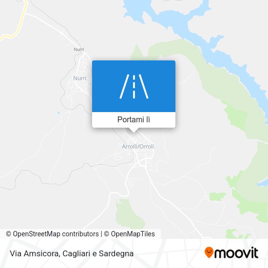Mappa Via Amsicora