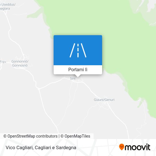 Mappa Vico Cagliari